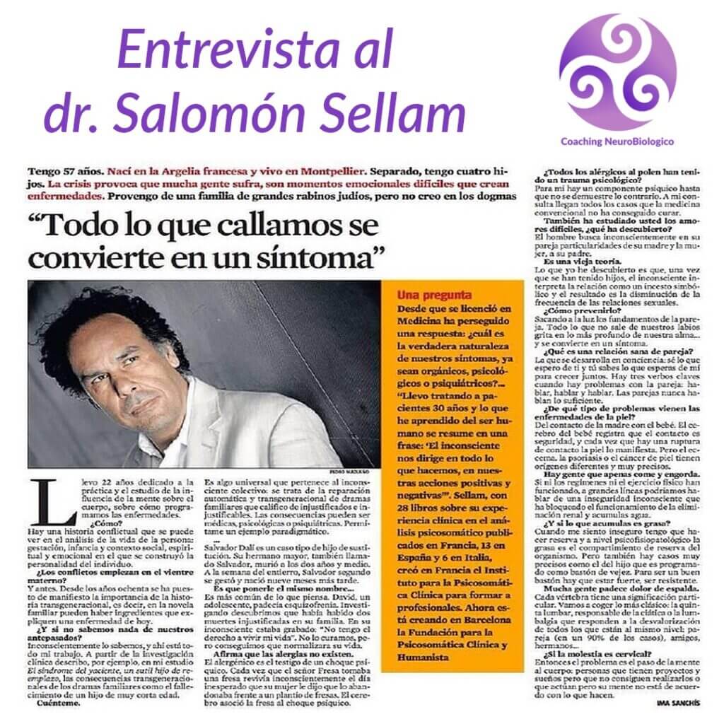 Esplendor inoxidable Fuerza ENTREVISTA AL DR. SALOMÓN SELLAM – Coaching de Salud Integral.