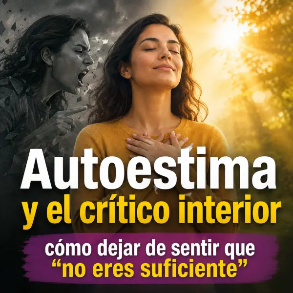 Autoestima y el crítico interior. Cómo dejar de sentir que “no eres suficiente”