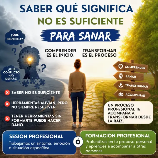 Biodescodificación de síntomas y hábitos. ¿Qué es la biodescodificación de un síntoma?¿Por qué saber el significado de un síntoma no siempre es suficiente?