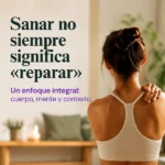 Sanar no siempre significa «reparar»: Un enfoque integral: cuerpo, mente y contexto