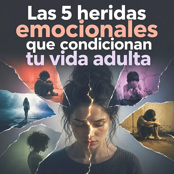 Las 5 heridas emocionales que condicionan tu vida adulta