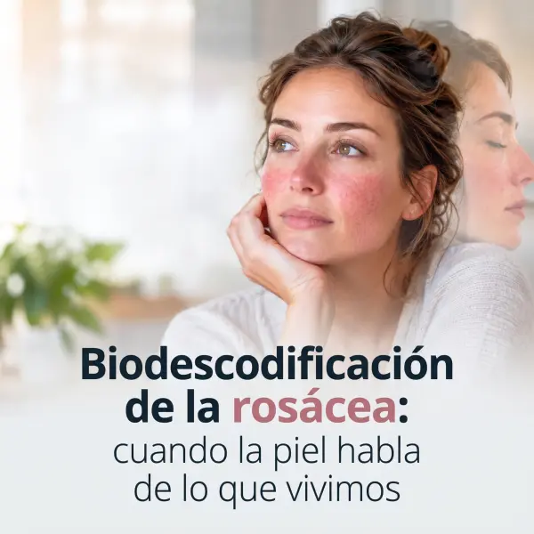 La rosácea es una enfermedad inflamatoria crónica que afecta principalmente el rostro. Puede producir rubor o flushing, enrojecimiento persistente, vasos sanguíneos visibles y lesiones inflamatorias similares al acné.