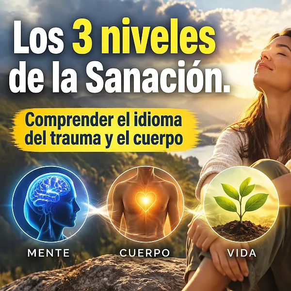Los 3 nieles de la Sanación. comprender el idioma del trauma y del cuerpo.